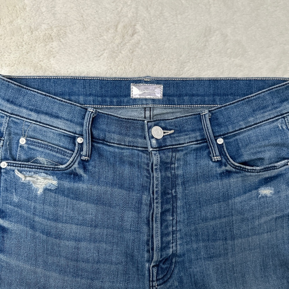 MOTHER The Stunner Ankle Fray Jeans - Picture 6 of 8